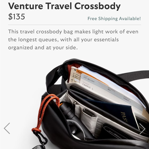 Bellroy Charcoal Belt Bag - Picture 9 of 11
